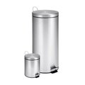 Honey-Can-Do Honey Can Do TRS-01886 30L and 3L Stainless Steel Step Can Combo TRS-01886
